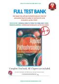 Applied Pathophysiology for the Advanced Practice Nurse 1st Edition Dlugasch Story Test Bank &ndash; COMPLETE CHAPTERS 1-14 WITH VERIFIED ANSWERS 