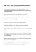 VN &ndash; Quiz 1&comma; 2026 &ndash; Study guide and practice material