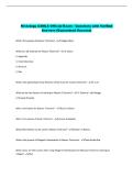 Histology CSMLS Official Exam - Questions with Verified  Answers &lpar;Guaranteed Success&rpar;
