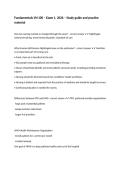 Fundamentals VN 100 &ndash; Exam 1&comma; 2026 &ndash; Study guide and practice material