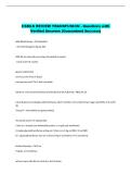 CSMLS REVIEW TRANSFUSION - Questions with  Verified Answers &lpar;Guaranteed Success&rpar; 