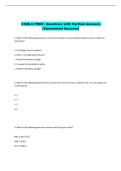 CSMLS PREP- Questions with Verified Answers  &lpar;Guaranteed Success&rpar;
