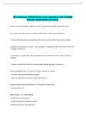 Microbiology CSMLS Exam prep- Questions with Verified  Answers &lpar;Guaranteed Success&rpar; 