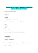CSMLS Practice Exam 3 - Questions with Verified  Answers &lpar;Guaranteed Success&rpar; 