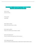 Chemistry CSMLS Exam Questions with Verified  Answers &lpar;Guaranteed Success&rpar; 