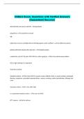 CSMLS Exam- Questions with Verified Answers  &lpar;Guaranteed Success&rpar;