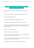 CSMLS chemistry Exam- Questions with Verified  Answers &lpar;Guaranteed Success&rpar; 