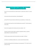 CSMLS practice exam- Questions with Verified  Answers &lpar;Guaranteed Success&rpar;