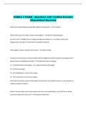 CSMLS 2 EXAM - Questions with Verified Answers  &lpar;Guaranteed Success&rpar; 