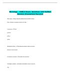 Histology &ndash; CSMLS Exam- Questions with Verified  Answers &lpar;Guaranteed Success&rpar; 