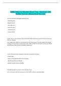 CSMLS MLA Certification Exam Prep - Questions with  Verified Answers &lpar;Guaranteed Success&rpar; 