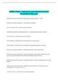 CSMLS Exam 1 Questions with Verified Answers  &lpar;Guaranteed Success&rpar; 