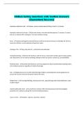 CSMLS Safety Questions with Verified Answers  &lpar;Guaranteed Success&rpar; 