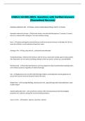 CSMLS GUIDELINES- Questions with Verified Answers  &lpar;Guaranteed Success&rpar; 