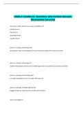 CSMLS handbook- Questions with Verified Answers  &lpar;Guaranteed Success&rpar; 