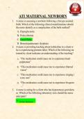 ATI Maternal Newborn Proctored Exam 2026 &ndash; COMPLETE Q&A WITH VERIFIED ANSWERS 