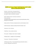 EDPSY 14&colon; Exam 3 Study Guide Questions with Verified  Answers &lpar;Guaranteed Success&rpar; 