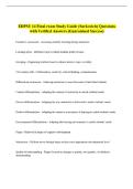 EDPSY 14 Final exam Study Guide &lpar;Surkovich&rpar; Questions  with Verified Answers &lpar;Guaranteed Success&rpar; 