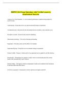 EDPSY 014 Exam Questions with Verified Answers  &lpar;Guaranteed Success&rpar; 