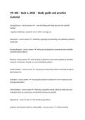 VN 100 &ndash; Quiz 1&comma; 2026 &ndash; Study guide and practice material
