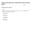 VN 100 &ndash; Study Guide&comma; 2026 &ndash; Comprehensive review and practice material