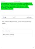 SERVSAFE MANAGER EXAM 2026-2027 &vert;&vert; MOST RECENT  EXAM ACTUAL COMPLETE REAL EXAM 80&plus;QUESTIONS  AND CORRECT ANSWERS &lpar;VERIFIED ANSWERS&rpar;  ALREADY GRADED A&plus; &vert; GUARANTEED SUCCESS&excl;&excl;  NEWEST EXAM &vert; JUST