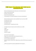 EMR Chapter 1 Exam Questions with Verified Answers  &lpar;Guaranteed Success&rpar; 