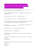NURS 2003 Nursing Therapeutics Study Guide Exam with All Correct Answers 2025-2026 Update&period;