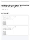 Aetna MA&sol;MAPD&sol;DSNP Mastery Test Questions & Answers &vert; Latest Already Graded A&plus;