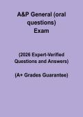 A&P General &vert; Oral Questions & Exam Prep Guide PDF