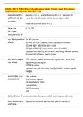 2026&sol;2027 NR546 psychopharmacology Final exam Questions and correct answers &lpar;graded A&plus;&rpar;