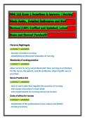 NSG 122 Exam 1 Questions & Answers &vert; Nursing  Study Guide&comma;  Detailed Rationales and Well  Revised&vert;100&percnt; Verified and Updated&vert; Latest  Exam and Newest Version&excl;&excl;&excl;&excl;