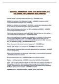 NATIONAL BROKERAGE EXAM TEST WITH COMPLETE SOLUTIONS 100&percnt; VERIFIED 2026 UPDATE&excl;&excl;