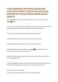 ATI RN FUNDAMENTALS PROCTORED EXAM 2025-2026  ACTUAL EXAM TESTBANK 3 VERSIONS WITH ACTUAL EXAM  QUESTIONS WITH DETAILED VERIFIED ANSWERS ALREADY  GRADED A&plus;  Can an RN delegate to the LPN to provide tracheostomy care to a client with pneumonia&quest; -  answer☑️