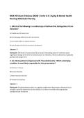 NUR 255 Exam 3 Review &lpar;2026&rpar; &vert; Units 6&ndash;8 &vert; Aging & Mental Health Nursing 2026 Galen Nursing