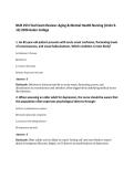 NUR 255 F Mental Health Nursing Bundled Exams 2026 Galen College