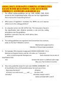 &lpar;2026&sol;2027&rpar; ICD10-PCS CODING GUIDELINES EXAM WITH QUESTIONS AND ACCURATE CORRECT ANSWERS &lpar;GRADED A&plus;&rpar;