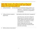2026&sol;2027 chapter 10&colon; Coding Compliance Programs&comma; Clinical Documentation Improvement&comma; and Coding for Medical Necessity &lpar;top graded A&plus;&rpar;