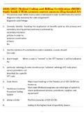 2026&sol;2027 Medical Coding and Billing Certification &lpar;MCBC&rpar; Study Guide I With accurate correct answers &lpar;Top Graded A&plus;&rpar;