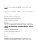 NUR 255 Final Exam Study Guide &lpar;2026&rpar; &vert; Units 9&ndash;12 2026 Galen College