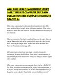 WGU D222 HEALTH ASSESSMENT SCRIPT LATEST UPDATE COMPLETE TEST BANK COLLECTION 2026 COMPLETE SOLUTIONS GRADED A&plus;