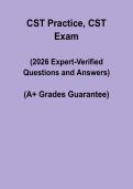 CST &vert; Certified Surgical Technologist Exam & Practice PDF
