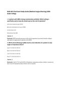 NUR 265 Final Exam Study Guide &lpar;Medical-Surgical Nursing&rpar; 2026 Galen College