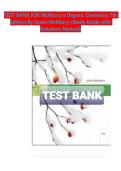 Test Bank for Organic Chemistry&comma; 7th Edition by Susan McMurry &lpar;Study Guide with Solutions Manual&rpar;