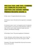 WGU D253 TASK 1 AND TASK 2 COMBINED 2026 COMPLETE SOLUTION FULL QUESTIONS AND ANSWERS VERIFIED PREMIUM RESOURCE GRADED A&plus;