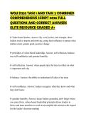 WGU D253 TASK 1 AND TASK 2 COMBINED COMPREHENSIVE SCRIPT 2026 FULL QUESTIONS AND CORRECT ANSWERS ELITE RESOURCE GRADED A&plus;