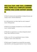 WGU D253 TASK 1 AND TASK 2 COMBINED FINAL PAPER 2026 COMPLETE ANSWERS VERIFIED HIGH SCORE CONTENT GRADED A&plus;