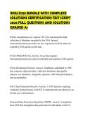 WGU D333 BUNDLE WITH COMPLETE SOLUTIONS CERTIFICATION TEST SCRIPT 2026 FULL QUESTIONS AND SOLUTIONS GRADED A&plus;