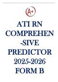 ati&lowbar;rn&lowbar;comprehensive&lowbar;predictor&lowbar;2025-2026&lowbar;form&lowbar;b&period; QUESTIONS WITH CORRECT ANSWERS