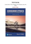 Test Bank &mdash; Consider Ethics&colon; Theory&comma; Readings&comma; and Contemporary Issues&comma; 4th edition &mdash; by Bruce Waller &mdash; Chapter 1-19 &lpar;Latest Update&rpar;